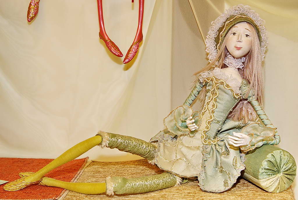 Интерьерная кукла из коллекции Ольги Павлычевой " Беседа"