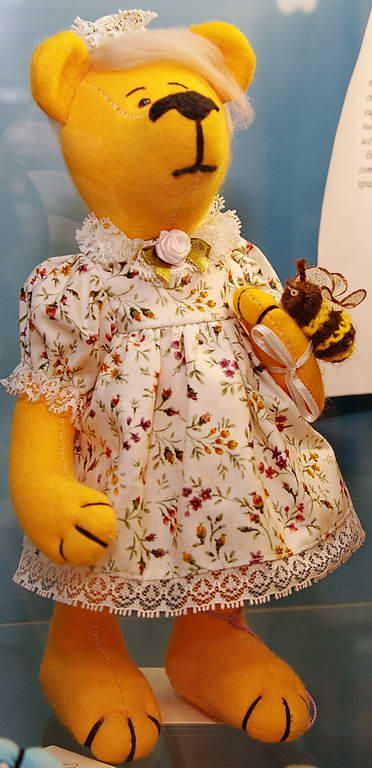 Желтый мишка из коллекции Ольги Павлычевой Текстиль 